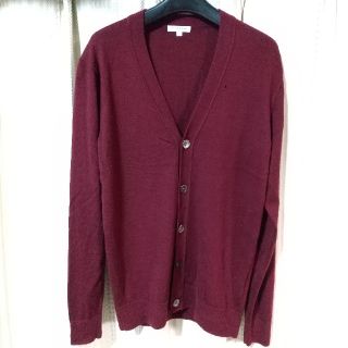 ビームス(BEAMS)のBEAMS HEART カーディガン Ｓサイズ ダークレッド ビームスハート 服(カーディガン)