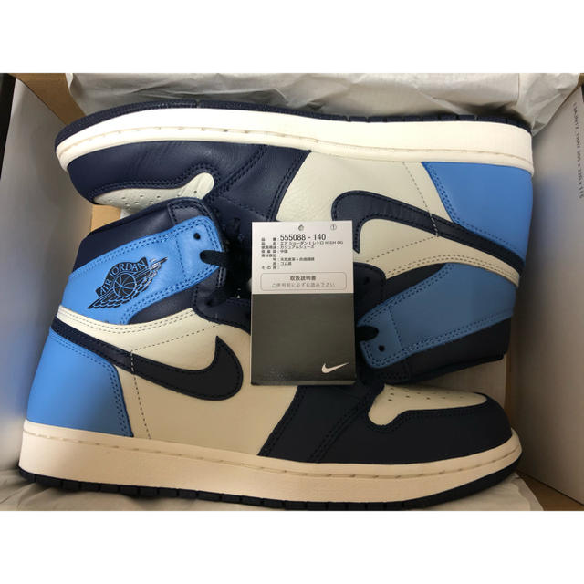 AIR JORDAN 1 RETRO HIGH OBSIDIAN UNC