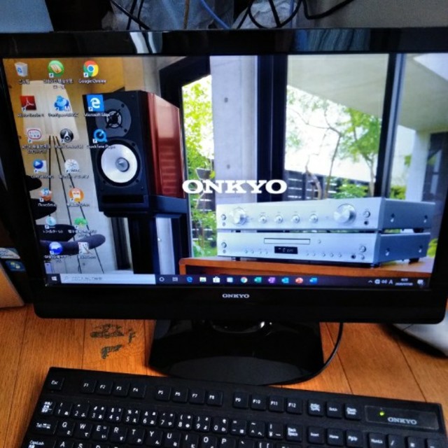 ONKYO(オンキヨー)の難あり　ONKYO デスクトップパソコン　windows10home64bit スマホ/家電/カメラのPC/タブレット(デスクトップ型PC)の商品写真