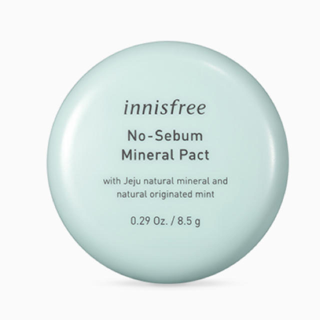 Innisfree(イニスフリー)の イニスフリー ノーセバム ミネラルパクト　8.5g コスメ/美容のベースメイク/化粧品(フェイスパウダー)の商品写真