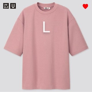 ユニクロ(UNIQLO)のエアリズムコットンオーバーサイズTシャツ　L(Tシャツ/カットソー(半袖/袖なし))