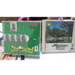 3DO ソフト マスターズ トムカイトのこれがゴルフだ 2本(家庭用ゲームソフト)