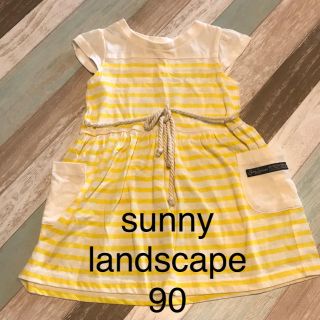 サニーランドスケープ(SunnyLandscape)の90 sunny land scape ベルト付ワンピース(ワンピース)