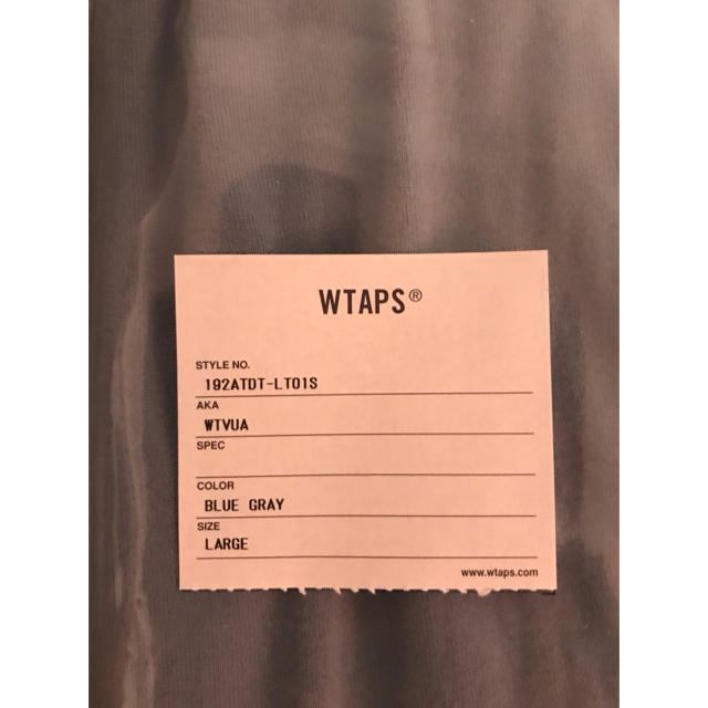 WTAPS 19AW WTVUA L BLUE GRAY 試着程度の極美品