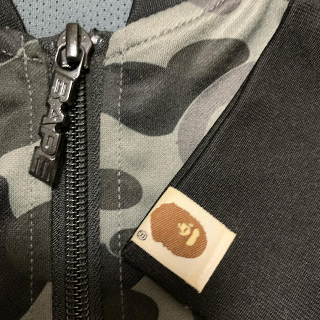 A BATHING APE(アベイシングエイプ)の激レアS！ BAPE ABCカモ STA!TAPE JERSEY TOP黒   メンズのトップス(ジャージ)の商品写真