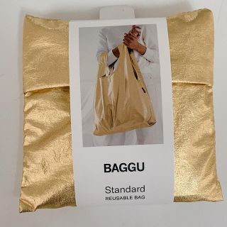 ベイフロー(BAYFLOW)のBAGGU Standard バグゥ ゴールド エコバック 完売 BAYFLOW(エコバッグ)