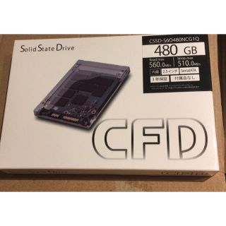 ★新品★SSD 480GB 2.5インチCFD CSSD-S6O480NCG1Q(PCパーツ)