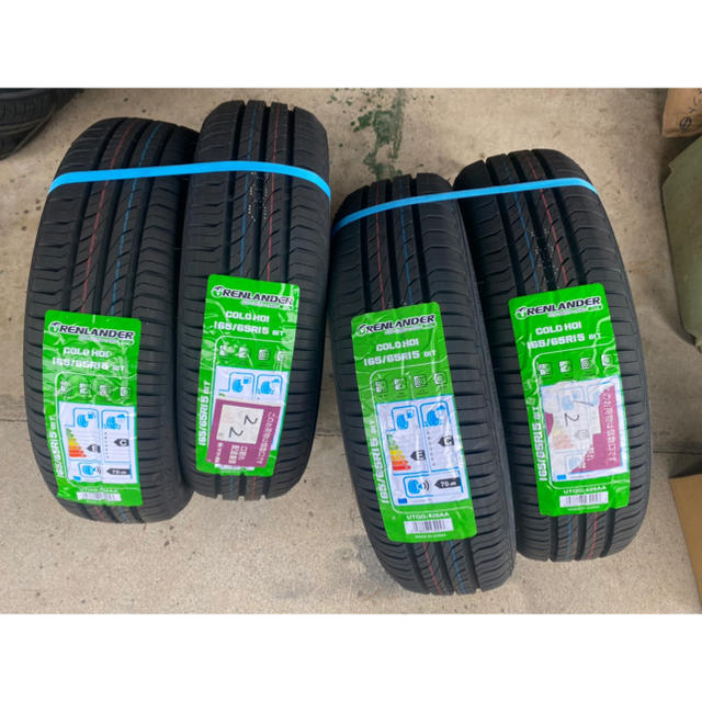 4本セット 165/65R15 新品サマータイヤ GRENLANDER 自動車/バイクの自動車(タイヤ)の商品写真