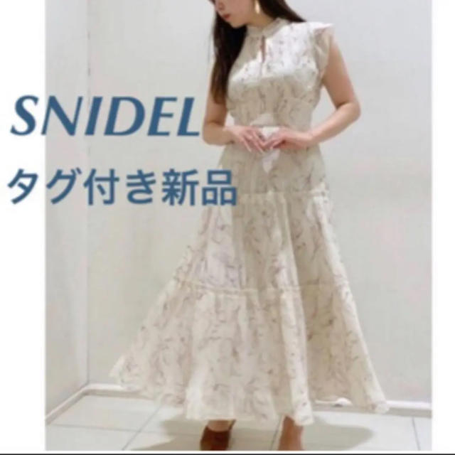 【正規完売品】未使用販売時のタグ付き！snidel ティアードプリーツワンピース