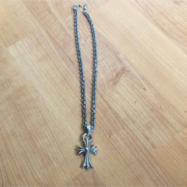 Chrome Hearts(クロムハーツ)のCHクロスWベイルネックレス クロムハーツ メンズのアクセサリー(ネックレス)の商品写真