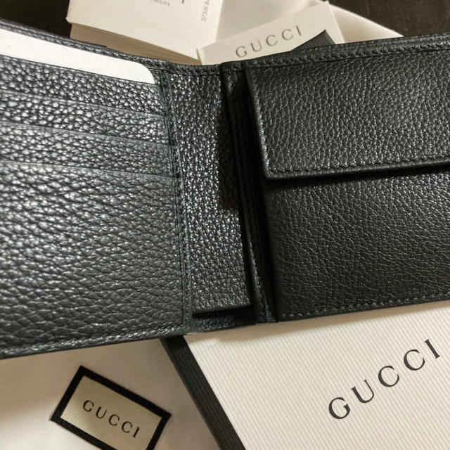 Gucci(グッチ)の新品 正規品 GUCCI  グッチ ヴィンテージ ロゴ 二つ折り 財布 メンズのファッション小物(折り財布)の商品写真
