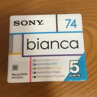 ソニー(SONY)のSONY 74 bianca 5パック 録音用ミニディスク(その他)