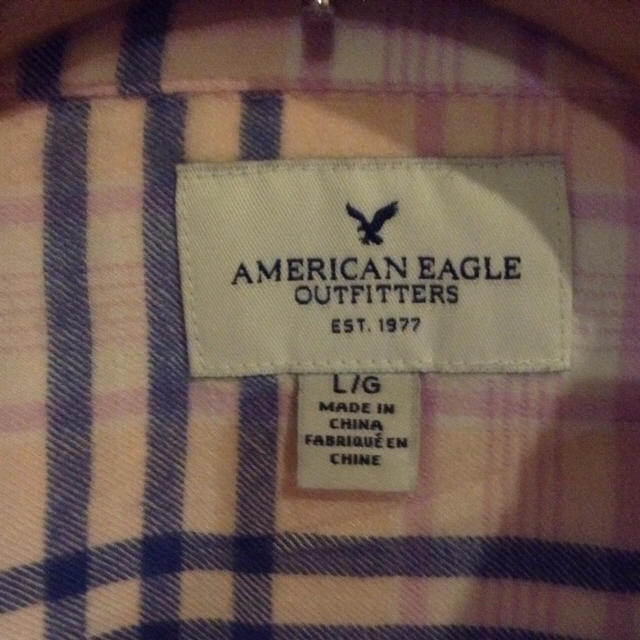 American Eagle(アメリカンイーグル)のAmerican Eagle7分袖シャツ レディースのトップス(シャツ/ブラウス(長袖/七分))の商品写真