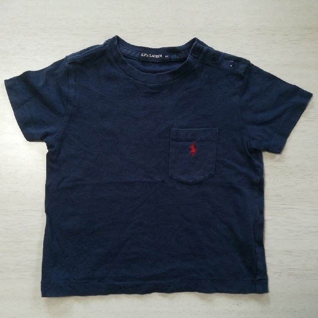 POLO RALPH LAUREN(ポロラルフローレン)のTシャツ 80 ラルフローレン 紺色 キッズ/ベビー/マタニティのベビー服(~85cm)(Ｔシャツ)の商品写真