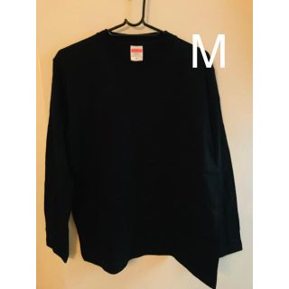 ユニクロ(UNIQLO)の新品 ロンT 黒 M ノーブランド(Tシャツ(長袖/七分))