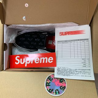 シュプリーム(Supreme)のsupreme シュプリーム Hole punch denim vans バンズ(スリッポン/モカシン)