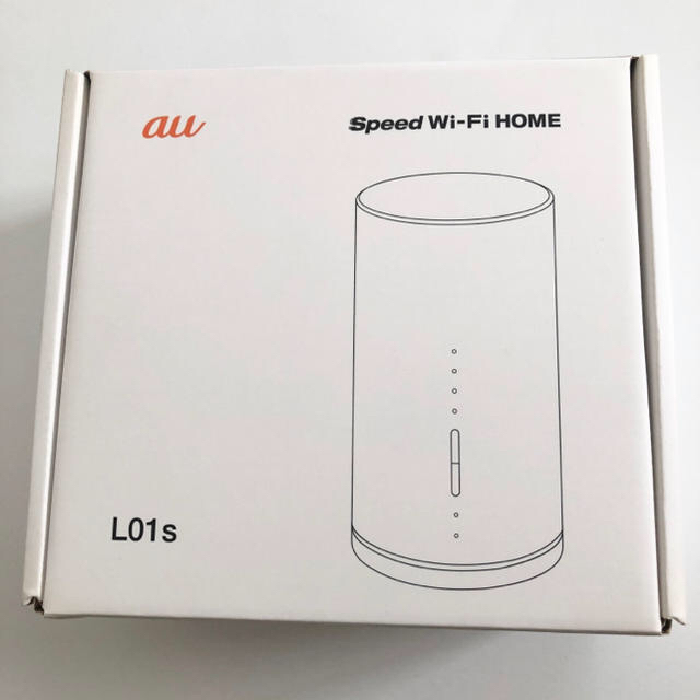 au(エーユー)のau  WiMAX Speed Wi-Fi HOME  L01s ルーター スマホ/家電/カメラのPC/タブレット(PC周辺機器)の商品写真