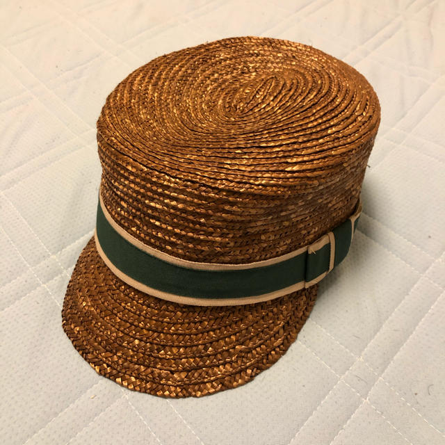 かんかん帽　麦わら帽子　ストローハット　大人の帽子 レディースの帽子(麦わら帽子/ストローハット)の商品写真