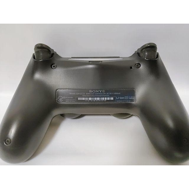 PlayStation4(プレイステーション4)のPS4 純正コントローラー 美品箱あり ジェットブラック エンタメ/ホビーのゲームソフト/ゲーム機本体(家庭用ゲーム機本体)の商品写真