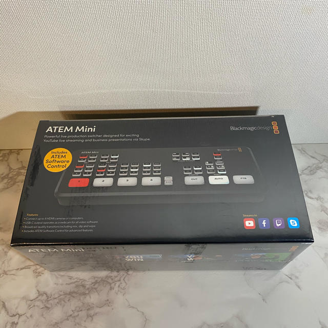 ATEMMini状態【新品未開封・送料無料】Blackmagic Design ATEM Mini