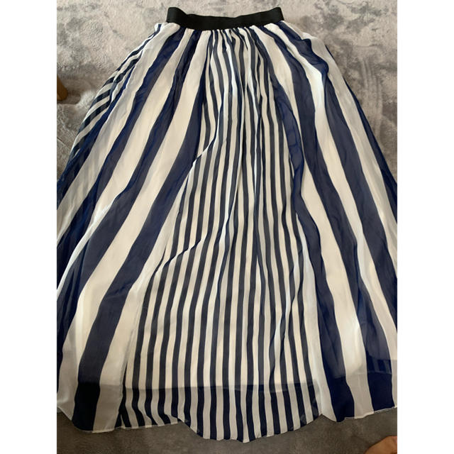 LE CIEL BLEU(ルシェルブルー)の専用　ストライプ　ロングスカート レディースのスカート(ロングスカート)の商品写真