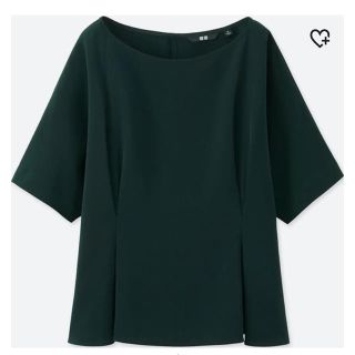 ユニクロ(UNIQLO)のユニクロ ドレープタック Tブラウス(シャツ/ブラウス(半袖/袖なし))