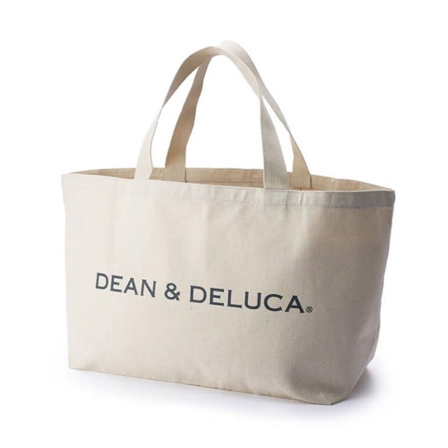 値下DEAN & DELUCA ディーン&デルーカビッグトートバッグ　ナチュラル