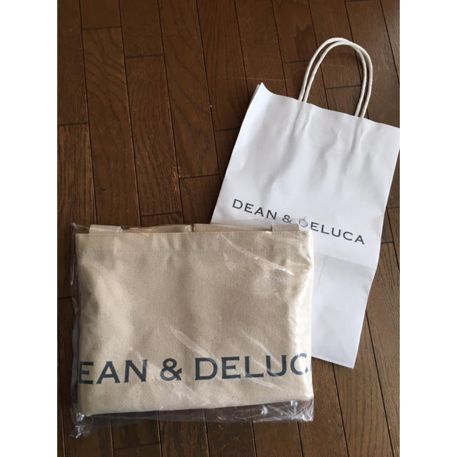 値下DEAN & DELUCA ディーン&デルーカビッグトートバッグ　ナチュラル