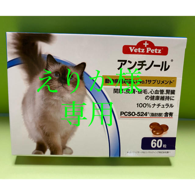 ベッツペッツ　vetz petz アンチノール60粒　＊猫