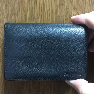 カルバンクライン(Calvin Klein)のCalvin Klein 名刺入れ ブラック(名刺入れ/定期入れ)