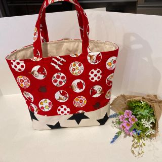 ムーミン　リトルミイ☆ハンドメイド☆ トートバッグ(バッグ)