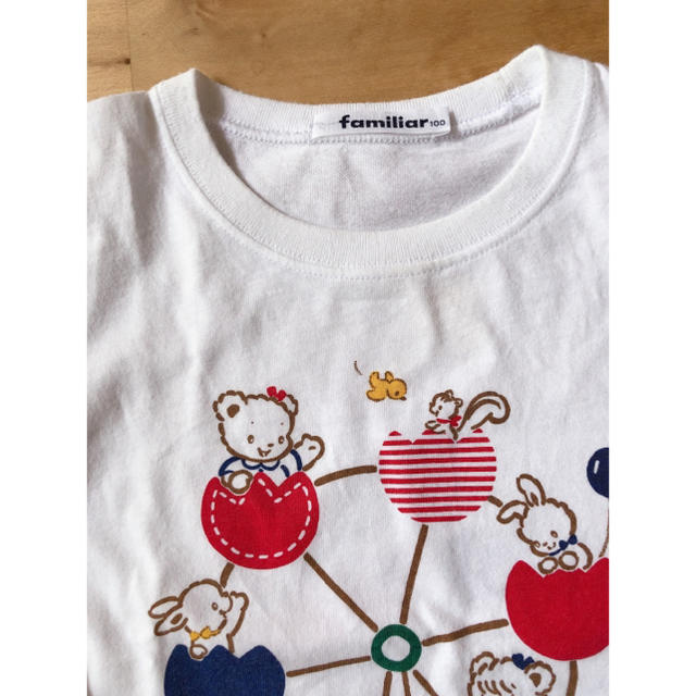 familiar(ファミリア)のファミリア　おはなしTシャツ 100cm キッズ/ベビー/マタニティのキッズ服女の子用(90cm~)(Tシャツ/カットソー)の商品写真