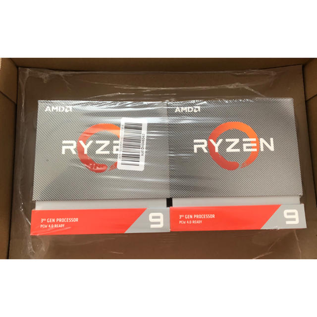 新品★ CPU AMD ryzen 9 3950x 2個 スマホ/家電/カメラのPC/タブレット(PCパーツ)の商品写真