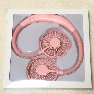 ハンズフリー　ネックファン　首掛け　携帯扇風機　LED機能　アロマ機能(扇風機)