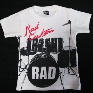 ラッドカスタム(RAD CUSTOM)のRADcustom 半袖Tシャツ ホワイト 100 ドラム ラッドカスタム(Tシャツ/カットソー)