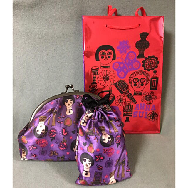 ANNA SUI(アナスイ)のアナスイ　ドール　ダブル ポーチ セット　  限定ショッパー付☘ レディースのファッション小物(ポーチ)の商品写真