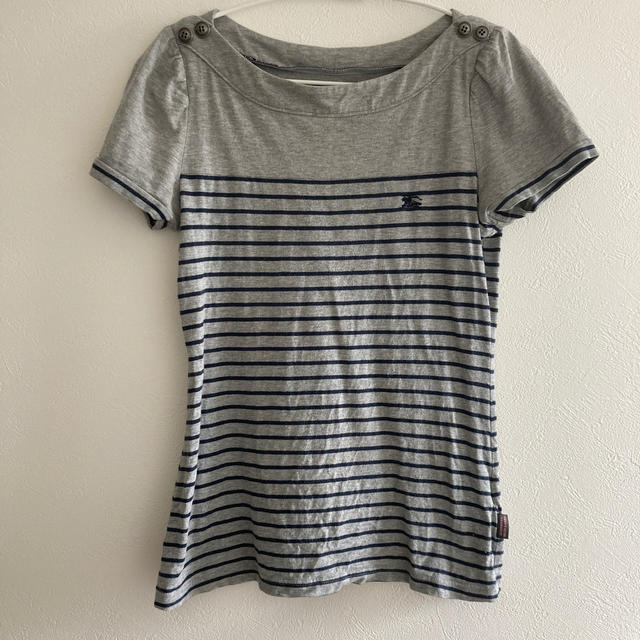 BURBERRY BLUE LABEL(バーバリーブルーレーベル)のBurberry BLUE label ボーダーTシャツ　サイズ38 レディースのトップス(Tシャツ(半袖/袖なし))の商品写真