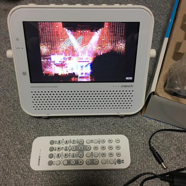 TWINBIRD ツインバード　ポータブル防水DVDプレイヤー　VD-J719ツインバード