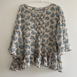 ユニクロ(UNIQLO)のユニクロ　ANNA SUIコラボ　シフォンブラウス　サイズM(シャツ/ブラウス(半袖/袖なし))