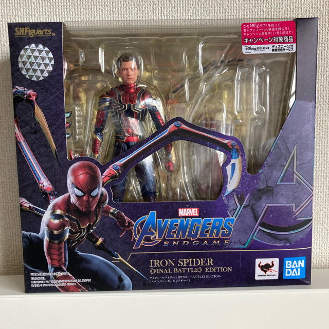 BANDAI(バンダイ)の【新品未開封】アイアン・スパイダー《FINAL BATTLE》EDITION エンタメ/ホビーのフィギュア(アメコミ)の商品写真