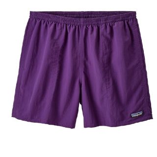 パタゴニア(patagonia)の【新品】パタゴニア　バギーズショーツ　パープル　Mサイズ(ショートパンツ)