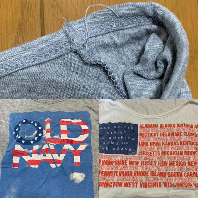 Old Navy(オールドネイビー)のレディース  Tシャツ　カットソー　2点 レディースのトップス(Tシャツ(半袖/袖なし))の商品写真