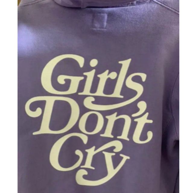 girl's don’t cry パープル パーカー verdy