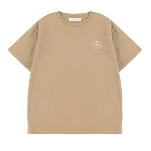 ALEXIA STAM(アリシアスタン)のCircle Logo Print Tee Mocha レディースのトップス(Tシャツ(半袖/袖なし))の商品写真