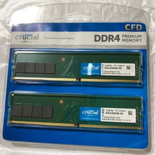 CFD DDR4-2666 16GB(8GBx2) デスクトップ用メモリ(PCパーツ)