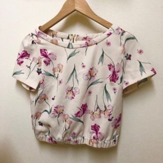 プロポーションボディドレッシング(PROPORTION BODY DRESSING)のPROPORTION 花柄トップス(カットソー(半袖/袖なし))