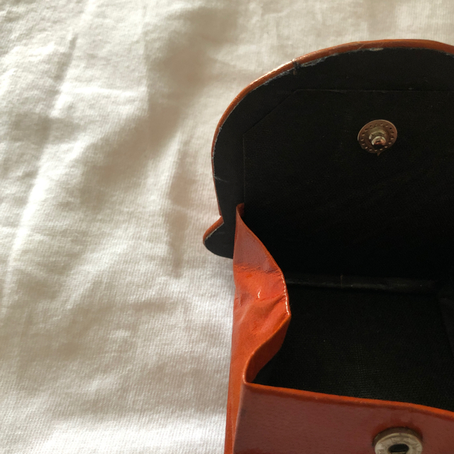くま コインケース ヤンピー 山羊皮 財布 小銭入れ 小物入れ  オレンジ レディースのファッション小物(コインケース)の商品写真