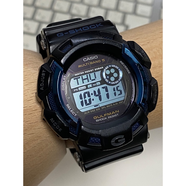 G-SHOCK/GW-9100/限定/電波ソーラー/ブルー/ガルフマン/25周年