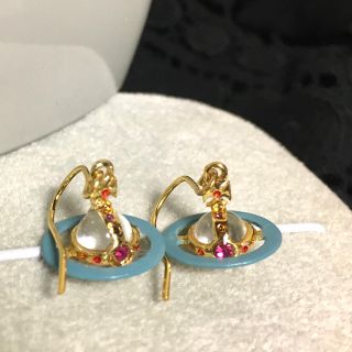 Vivienne  Westwood ブルーサテライトピアス