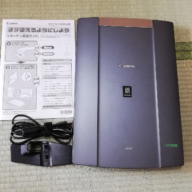 CANON/キャノン/フラッドベッドスキャナーLiDE210 A4対応/電源不要